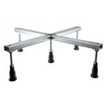 Riko Ensemble de pieds de receveur de douche universel 5 pièces de luxe SW21065