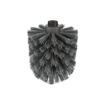 Zack Toiletborstel - 8.1cm - RVS - zwart SW23717