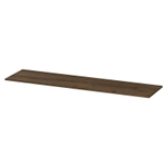 INK Topdeck Wastafelblad - 180x45x2cm - tbv onderkast - MDF - Fineer Chocolate SW493989