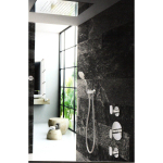 Hotbath Mate pomme de douche encastrée carrée 30x30cm nickel brossé SW24830