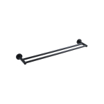 Fortifura Calvi Porte-serviettes - double - rond - Noir mat SW639934