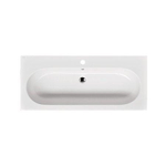 Saniclass Palermo lavabo pour meuble 100cm 1 lavabo 1 trou céramique blanc SW24915
