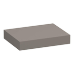 BRAUER Plan sous vasque MDF 60x50x10cm MDF Taupe mat SW721132