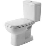 Duravit D-code Duoblokpot - diepspoel - met AO - 35.5x65cm - inclusief bevestiging - zonder reservoir - wit SW69725
