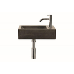 Differnz lave-mains 40x11x23cm Pierre naturelle 1 trou pour robinet Bluestone SW21925