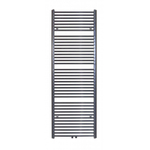 Throne Bathrooms Polo Radiateur design 134x40cm connexion centrale 620 Watt anthracite brillant SW28027