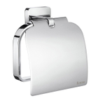 Smedbo Ice Toiletrolhouder - 11.8x14x4cm - zelfklevend / boren - Massief messing Chroom SW74382