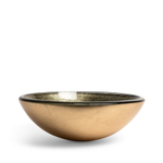 Saniclass Pesca Limone Vasque à poser - 30x10,5cm - rond - verre trempé - or vert SW213536