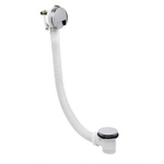 Crosswater Fixed Hds Badvulcombinatie - met click afvoerplug verlengd - 100cm - hoogglans chroom SW31385