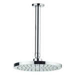 Crosswater Fusion pomme de tête 20cm ronde avec bras de plafond 20cm chrome SW31260