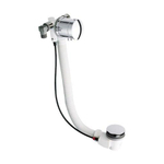 Crosswater Bath Fill bonde de vidage baignoire comprenant système vidage remplissage avec bonde clic clac ou bonde à vis chrome SW31200