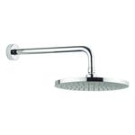 Crosswater Fusion Adora - hoofddouche 25cm rond - inclusief plafondarm - 20cm - hoogglans chroom SW31116