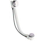 Crosswater Bath Wast vidange de baignoire 100cm rallongée incluant clapet chromé SW31004