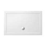 Crosswater Showertray receveur de douche - 90x120x3.5cm - rectangulaire - acrylique - antidérapant - blanc SW30799