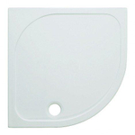 Crosswater Showertray Shower Tray douchebak - 80x80x4.5cm kwartrond - wit SW30894