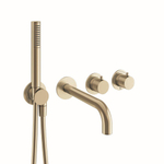 Crosswater MPRO Module Robinet baignoire - 2 voies - avec douchette - Laiton brossé SW876261