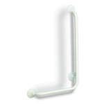 Handicare Handicare Linido barre d"appui murale 90° 50x100cm modèle B inox blanc 0607137