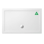 Crosswater Tray Receveur de douche 180x90x3.5cm rectangulaire avec antidérapant acrylique blanc SW31204