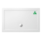 Crosswater Tray Douchebak walk - 140x90x3.5cm - met antislip acryl - wit SW30826