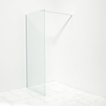 Saniclass Bellini inloopdouche - 90x200cm - helder glas - mat wit SW296248