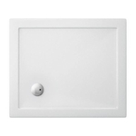 Crosswater Showertray receveur de douche évacuation à gauche 100x80x4cm rectangulaire blanc SW21546