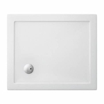 Crosswater Showertray Douchebak - 90x80x4cm rechthoek - wit SW21539