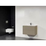 Saniclass New Future XXS Empoli Vasque meuble 80cm sans miroir taupe SW27830