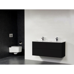 BRAUER New Future Empoli Meuble salle de bains 120cm sans miroir noir SW25163