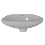 Jika Euroline lave-mains - 36x24 cm - céramique - blanc brillant GA51912