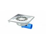 Berg Van Den Siphon de sol réglable 20x20 cm. inox GA58658