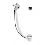 Crosswater Bath Fill Badvulcombinatie Verlengd - met Waste En 3 - 1 Inlaat En Overloop - 100Cm - hoogglans chroom SW31387