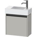 Duravit Ketho.2 Wastafelonderbouwkast - met 1 deur - 48.4x23.8x44cm rechts - met greep antraciet - betongrijs mat SW771872