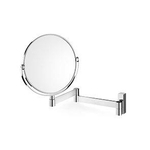 Zack LINEA Miroir de rasage - 43x26x4cm - grossissement 1x/3x - fixation murale - verre miroir - acier inoxydable SW61903