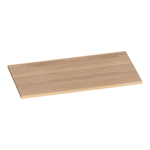 BRAUER Ocean Slim Plan sous vasque Chêne massif 80x1,9cm Smoked Oak SW371881