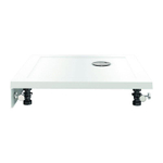 Crosswater Tray Simpsons Shwrtraybbl Douchepaneel - 170X100Cm - voor En Achter - wit SW31365