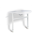 Handicare double jeu de pieds de support pour siège de douche blanc GA51559