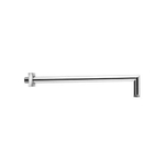 Hotbath Mate Bras de douche à l'angle droit 35cm carré nickel brossé SW12556