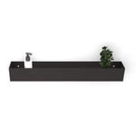 Looox Colour shelf box Special BoX rectangulaire 60x10x10cm anthracite SW374822
