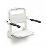Handicare Handicare Linido siège de douche avec dossier inox blanc 0607124