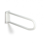 Handicare Linido barre d"appui fixe pour WC 70cm inox revêtu blanc GA47557