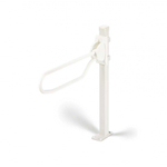 Handicare Linido pied de sol pour barre d''appui de WC relevable blanc 0602574