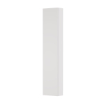 INK armoire colonne avec miroir à l'intérieur 35x20x169cm sans poignée MDF laqué haute brilliance blanc SB1241102