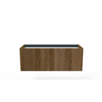 Arcqua Ridge Meuble sous lavabo - 120x45.5x45cm - 1 tiroir - push to open - mdf plaqué - chêne café SW909454