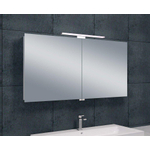 Xellanz Bright Lucia luxe spiegelkast 120x60cm met LED verlichting aluminium SW75892