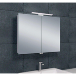 Xellanz Bright Lucia luxe spiegelkast 80x60cm met LED verlichting aluminium SW75884