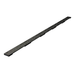 Brauer Douchegootrooster - 160cm - mat zwart SW242158