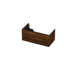 INK Wastafelonderkast - 90x45x37.6cm - 1 lade - push to open - met recht opdekfront - MFC - Koper eiken SW439470