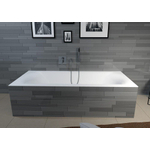 Riho Linares baignoire 190x90x49cm acrylique velours blanc mat SW85958