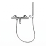 Adema Sparkle 2.0 thermostatische bad-/douchekraan - staafhanddouche en houder - incl. doucheslang - chroom SW769625