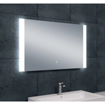 Wiesbaden Sunny spiegel rechthoek met LED, dimbaar en spiegelverwarming 100 x 60 cm SW87137